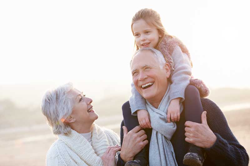 Grandparents Rights attorney photo of granddaughter with grandparents